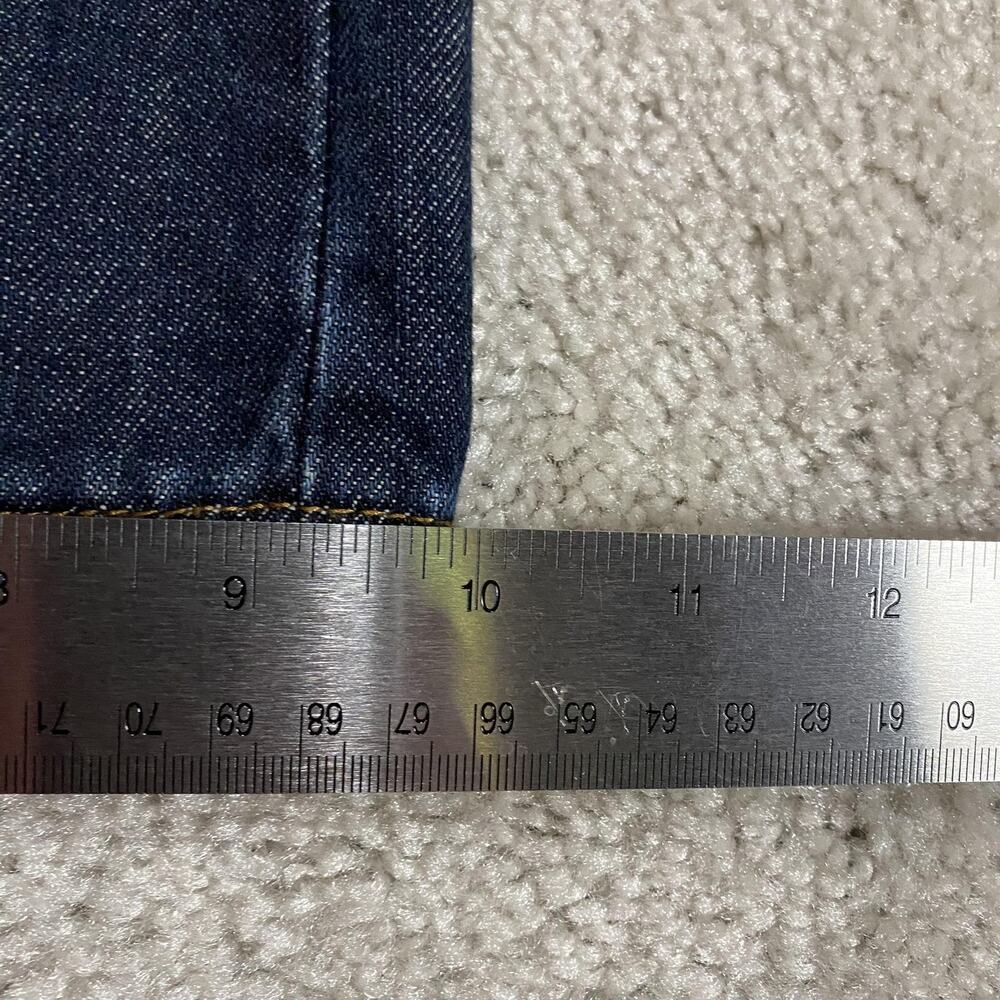 Lucky Brand 181 Relaxed Straight Jeans Mens 34x32 Blue Denim Dark Wash Baggy - Picture 11 of 12